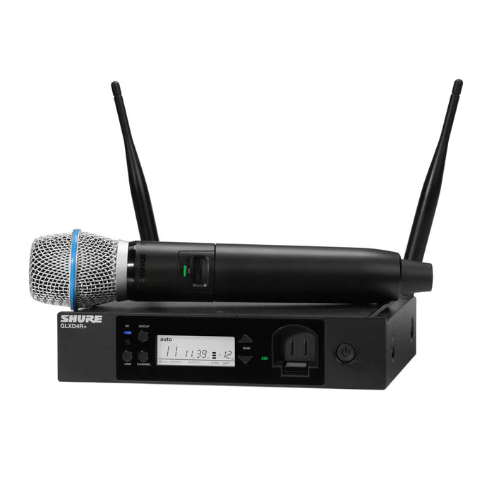 Shure GLXD24R+/B87A - Digital Wireless Rack System with Beta 87A Microphone