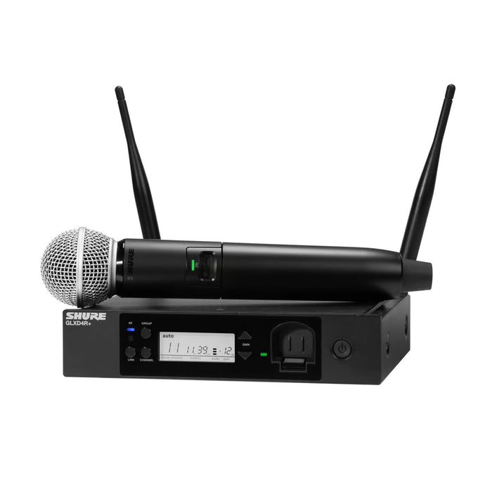 Shure GLXD24R+/SM58 - Digital Wireless Rack System with SM58 Microphone