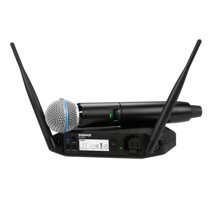 Shure GLXD24+/B58 - Digital Wireless Handheld System with Beta 58A Microphone