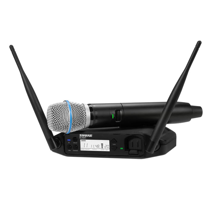 Shure GLXD24+/B87A - Digital Wireless Handheld System with Beta 87A Microphone