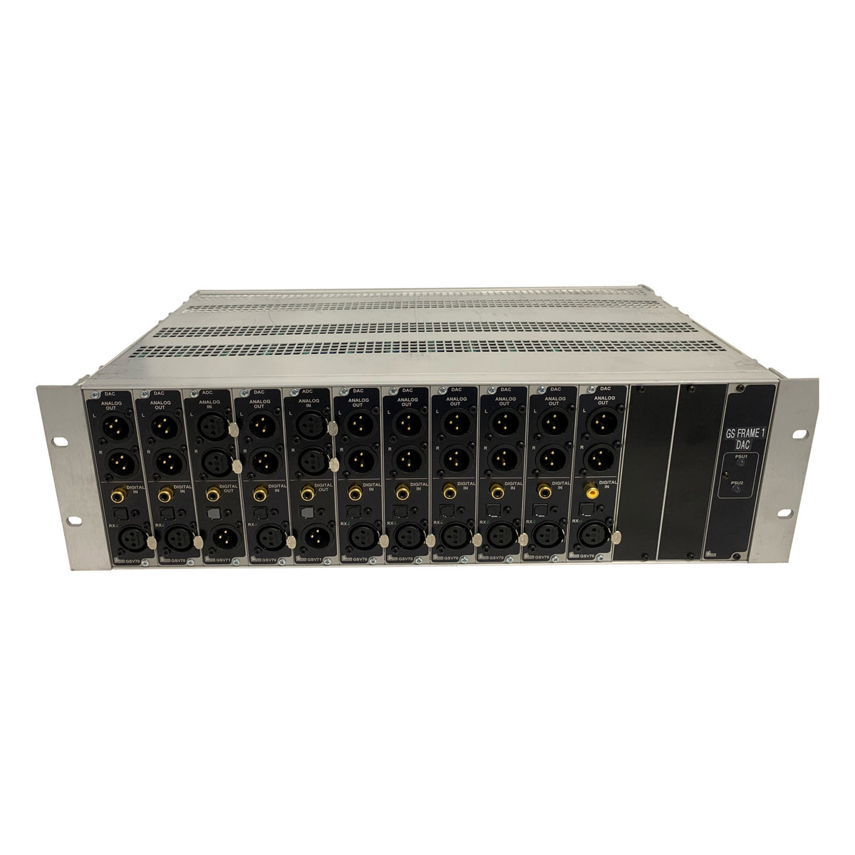Glensound DC314 Frame with 9x GSV70 DAC cards and 2x GSV71 ADC - Used ...