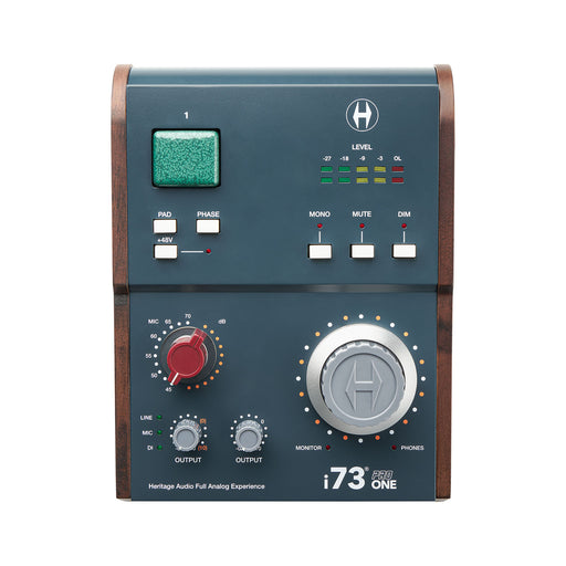 Heritage Audio i73 Pro One - USB-C Audio Interface with 73 Style Class A Preamp