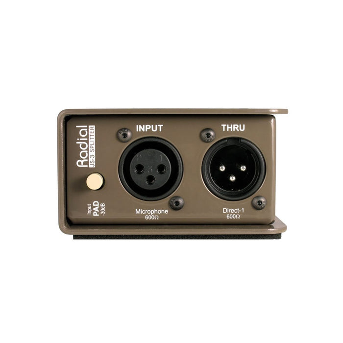 Radial Engineering JS3 - Passive 3-way Microphone Splitter