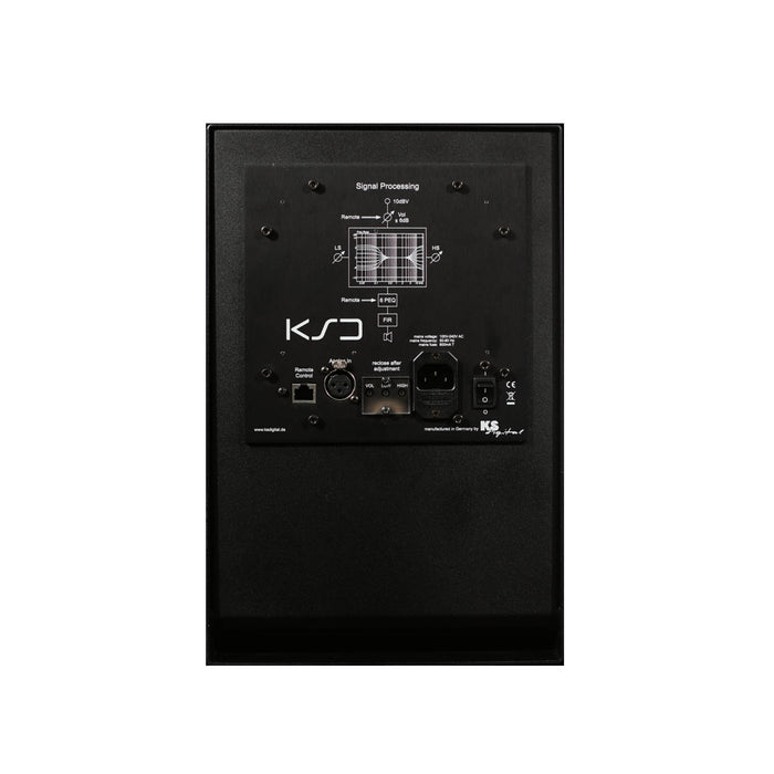 KS Digital A100 Black 2-Way Active Monitor Speakers (8" Woofer, 1" Tweeter) - Pair