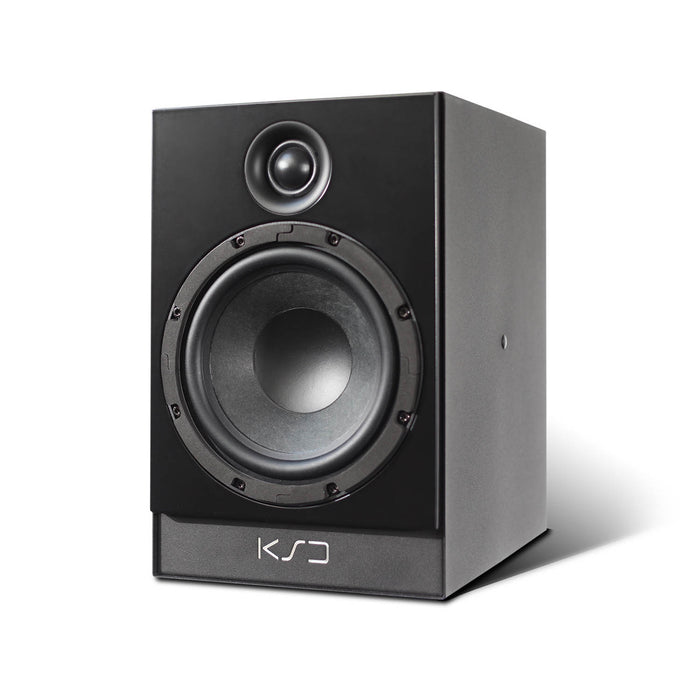 KS Digital A100 Black 2-Way Active Monitor Speakers (8" Woofer, 1" Tweeter) - Pair