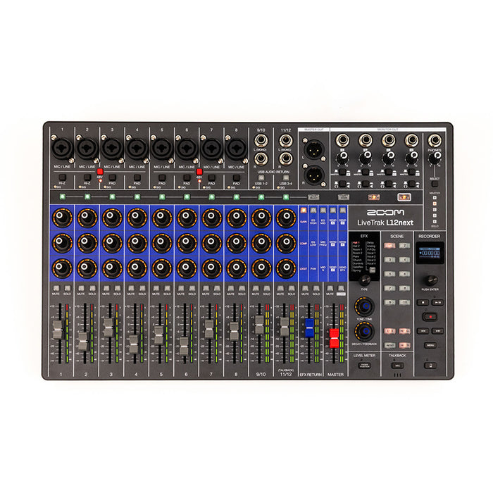 Zoom L-12next - LiveTrak Digital Mixer and Recorder