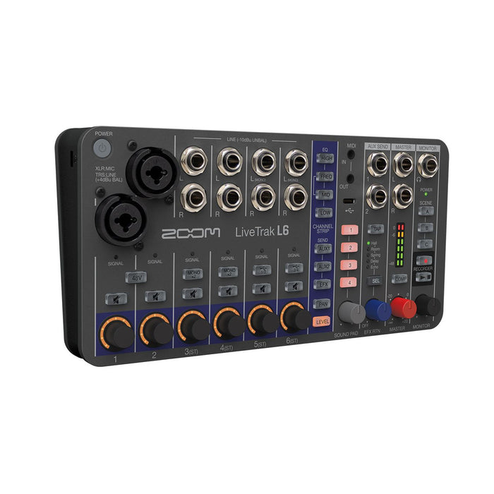Zoom L-6 - LiveTrak 10-Track Digital Mixer/Recorder