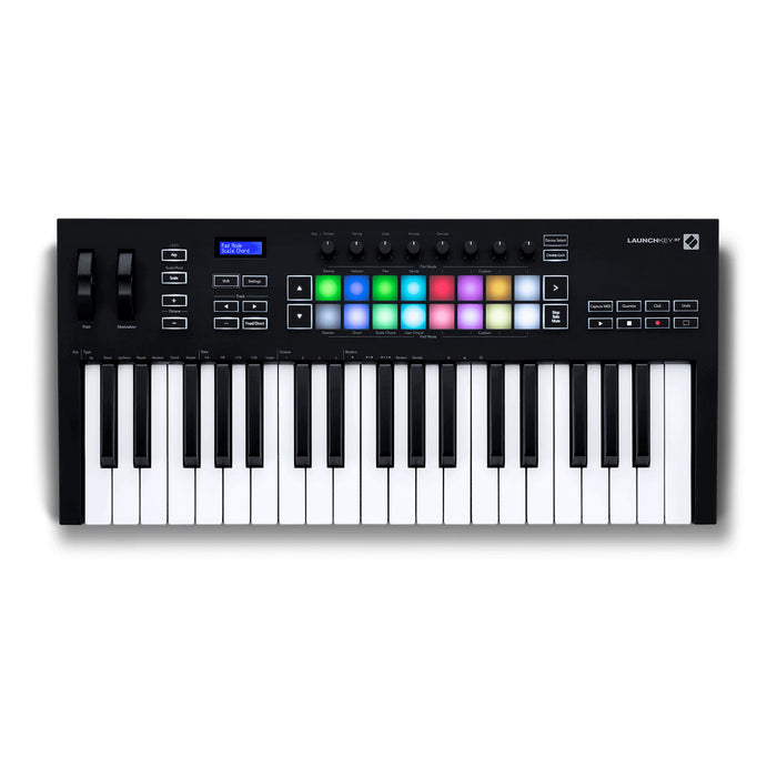 Novation LaunchKey 37 Mk3 - 37-Key Keyboard Controller with 16 Launch Pads