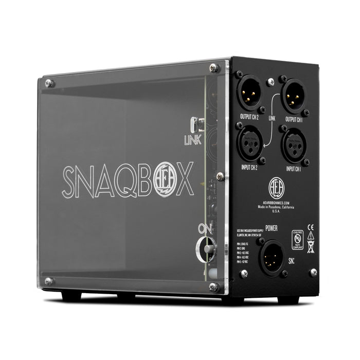 AEA SnaqBox - Two-Channel 500 Series Chassis Clear Sideplate (Clear)