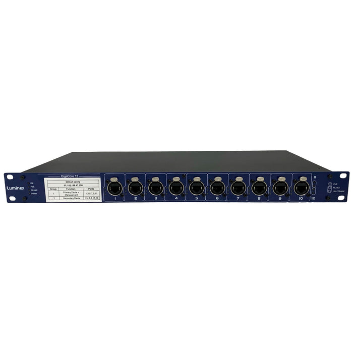 Luminex - GigaCore 12 Ethercon Switch PoE - B-Stock