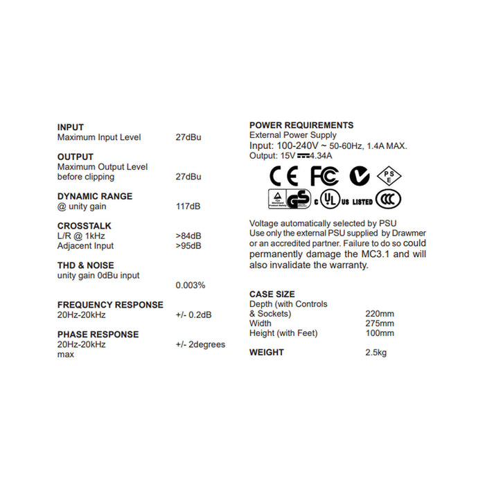 Drawmer MC3.1 - Monitor Controller