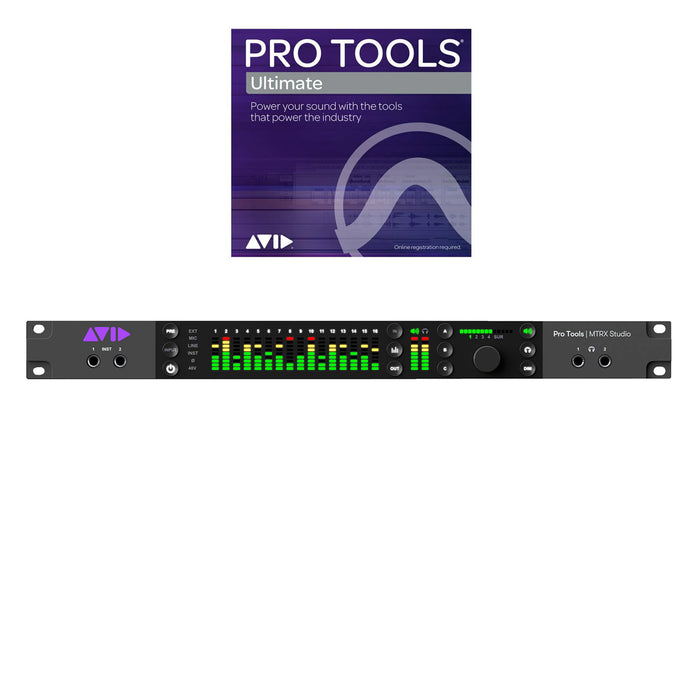 Pro Tools | MTRX Studio (9900-74068-00) [FREE PRO TOOLS ULTIMATE PERPETUAL]