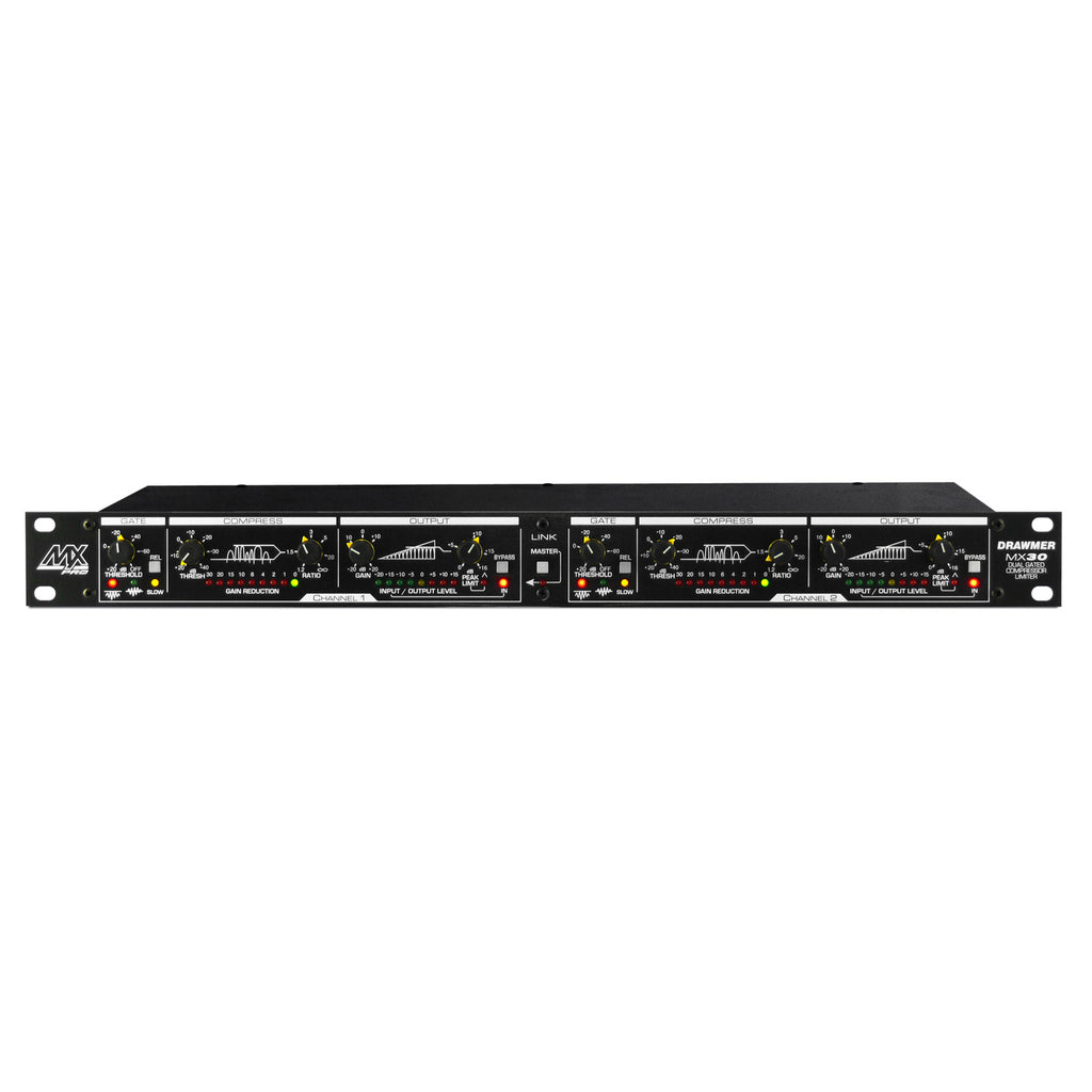 Drawmer MX30-Pro Dual Gated Compressor — Studiocare