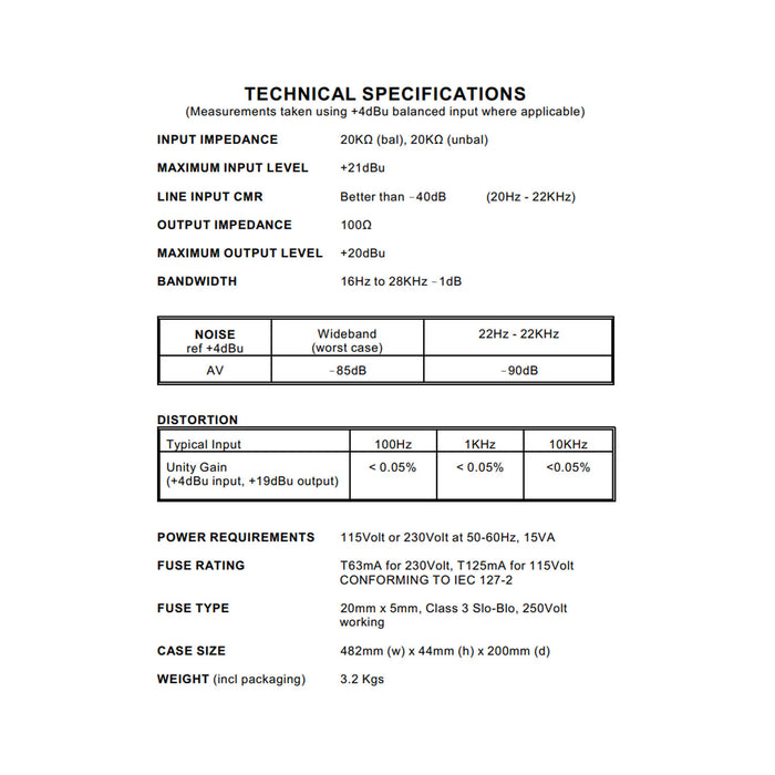 Drawmer MX60-Pro Channel Strip