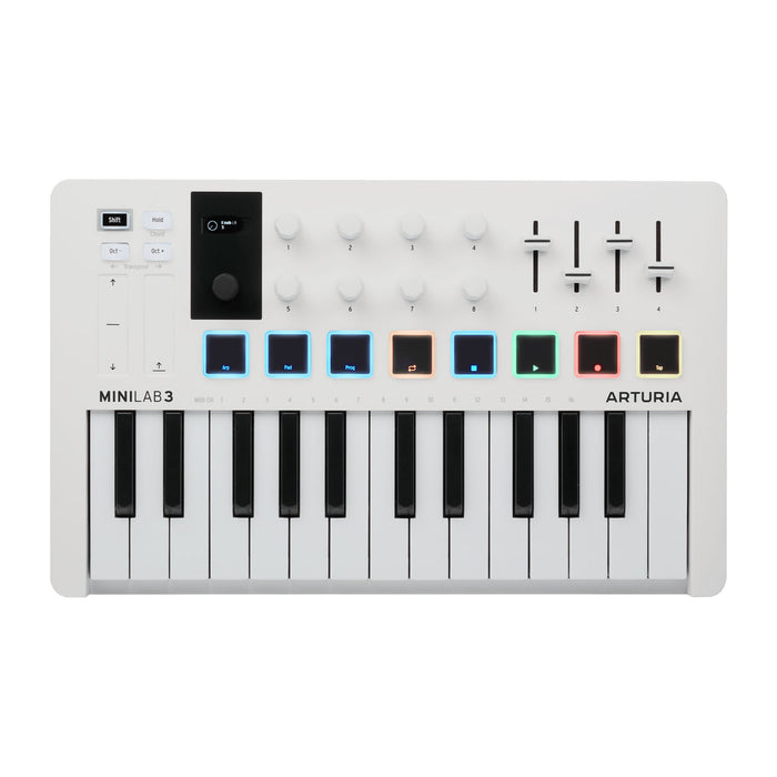 Arturia MiniLab 3 White - Universal MIDI Controller