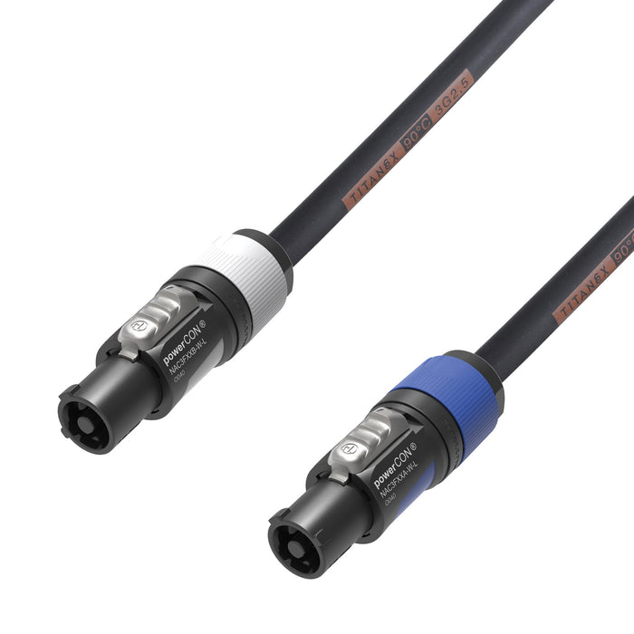 Studiocare Neutrik Powercon Link True1 Blue Powercon (NAC3FXXA-W-L) to True1 White Powercon (NAC3FXXB-W-L) Cable