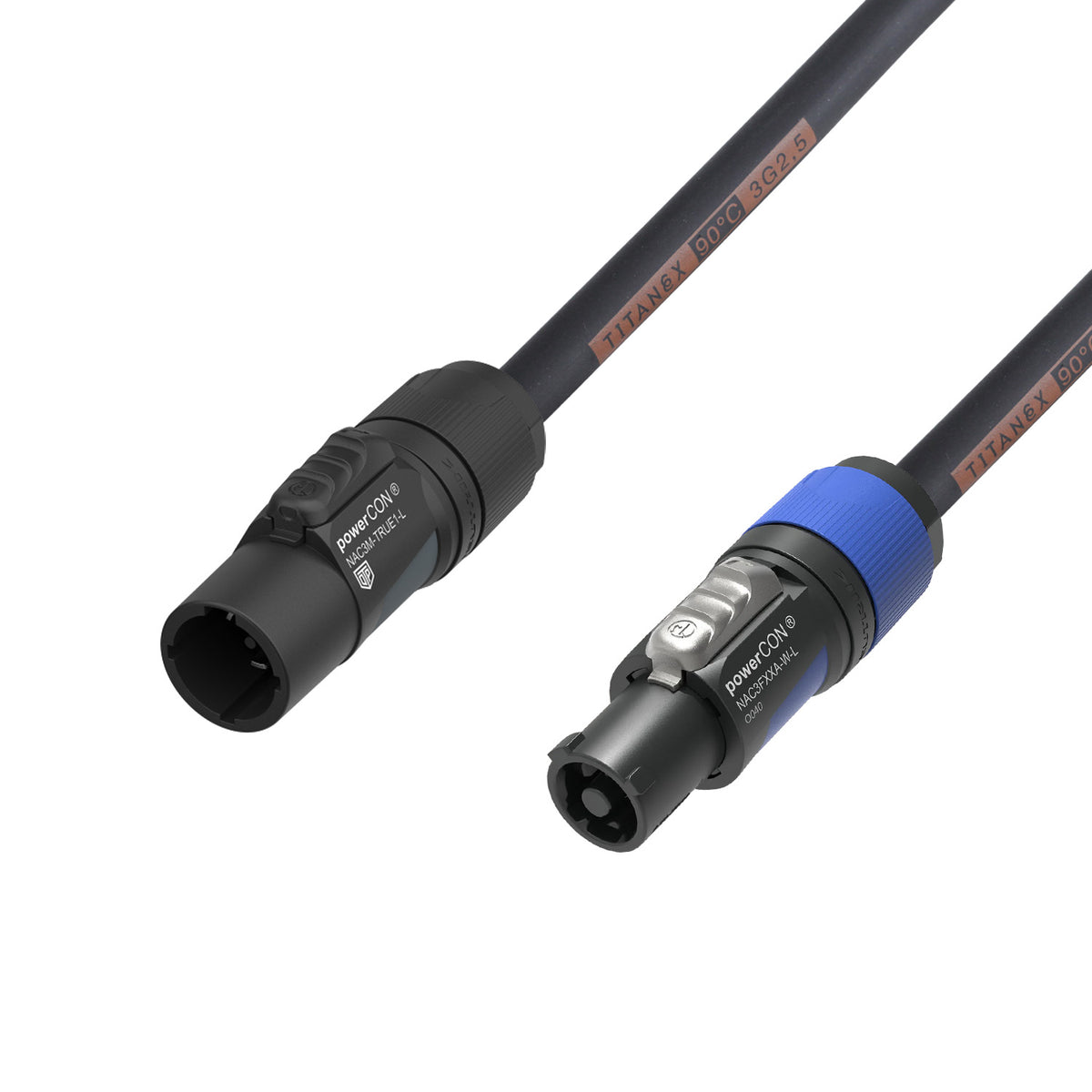 Studiocare Neutrik True1 Male Powercon (NAC3M-True1-L) to True1 Blue P