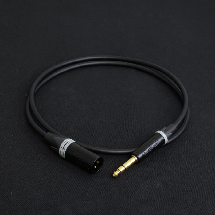 Câble Rallonge Casque Mogami 2534 - 2 M, Neutrik Or 6,3mm TRS, Stéréo Symétrique - 3