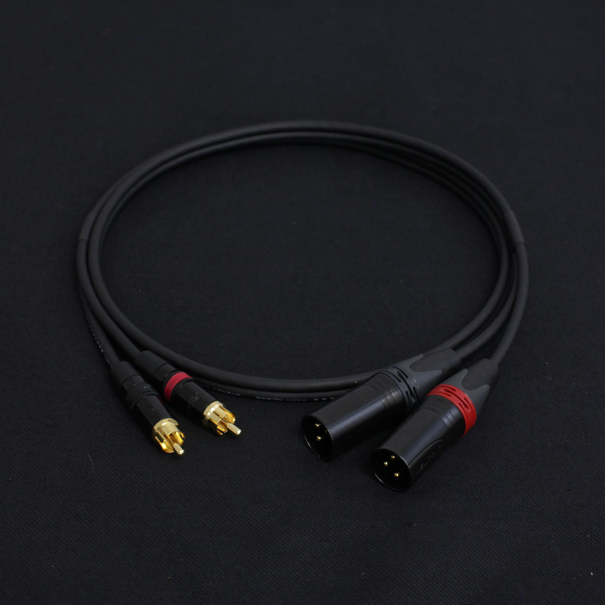 Mogami 3106 Dual Male XLR to Dual Phono RCA Cable — Studiocare