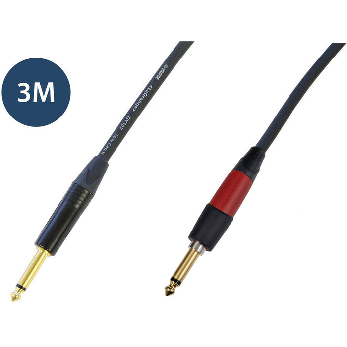 Studiocare Klotz AC110 Guitar Cable 3M - Neutrik Silent Plug