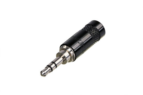 Neutrik/Rean NYS231B 3.5mm Mini Jack Plug - Black Shell - Nickel Contact