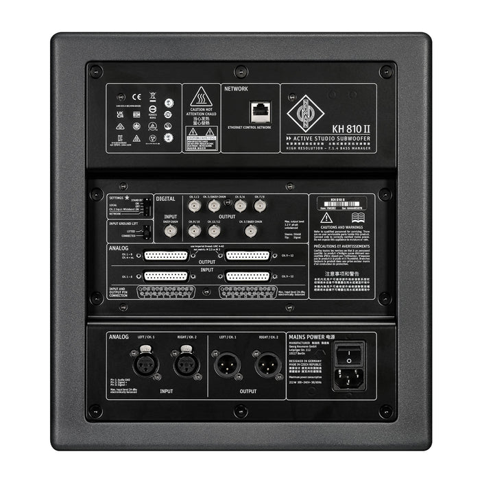 Neumann KH 810 II Reference Quality with DSP-Controlled Subwoofer with Multichannel Bass Management