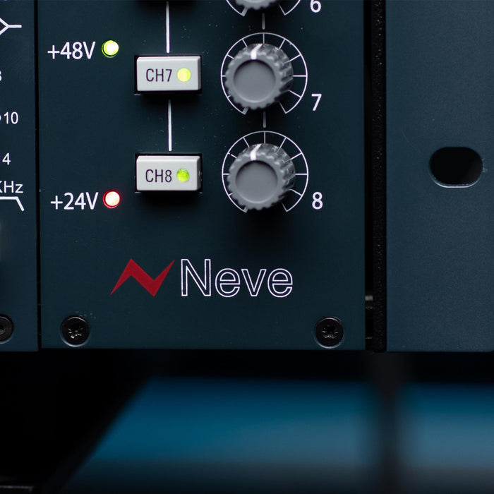 AMS Neve 1084 8 Way Rack Complete - 8 x Classic Mono Modules housed in 5U 8 slot Rack - B-Stock