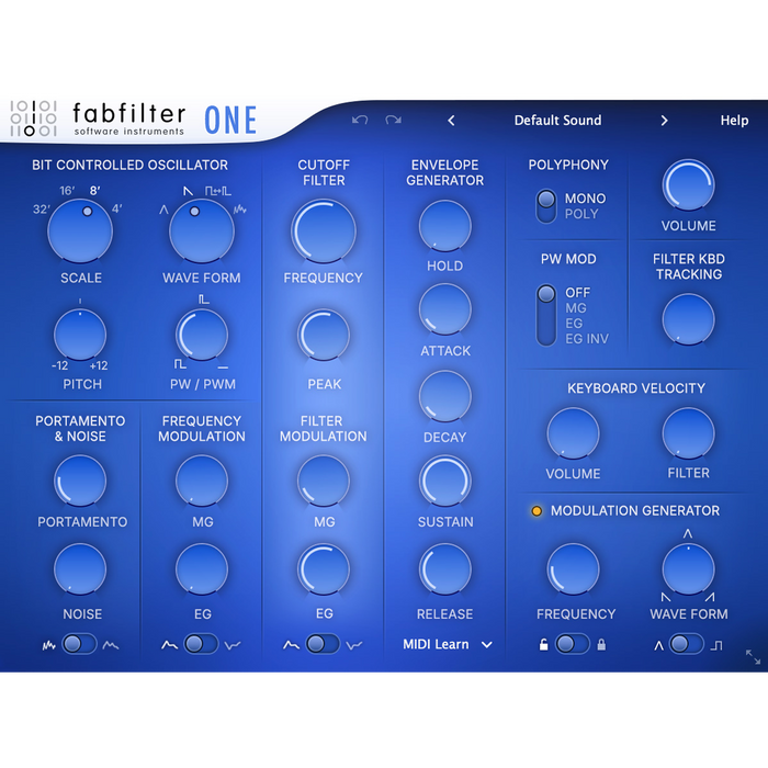 FabFilter One - Classic Analog-Modeling Synthesizer Plug-in