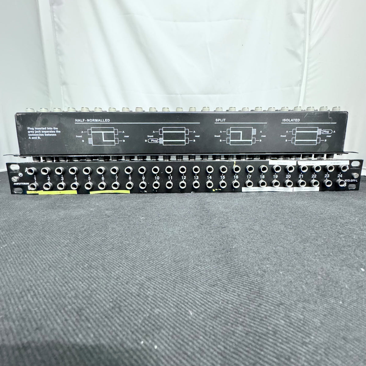 Neutrik NYS-SPP-L1 48 Way Patchbay, Sold as Seen — Studiocare