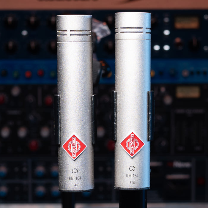 Neumann KM184 Stereo Set - Cardioid Microphones - Nickel (Used)
