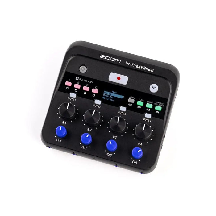 Zoom PodTrak P4next - 4-Track Podcast Recorder