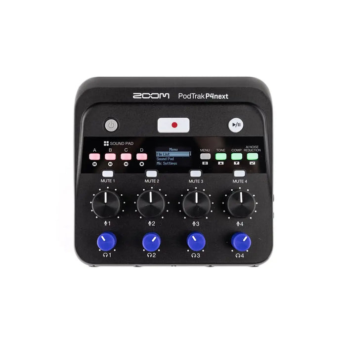 Zoom PodTrak P4next - 4-Track Podcast Recorder