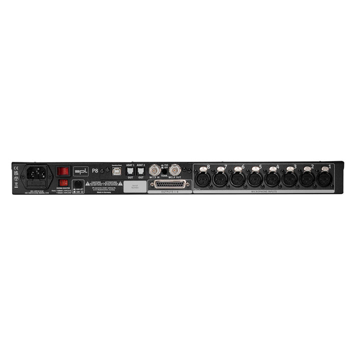 SPL P8 ADC - Eight-Channel Microphone Preamp with AD Converter