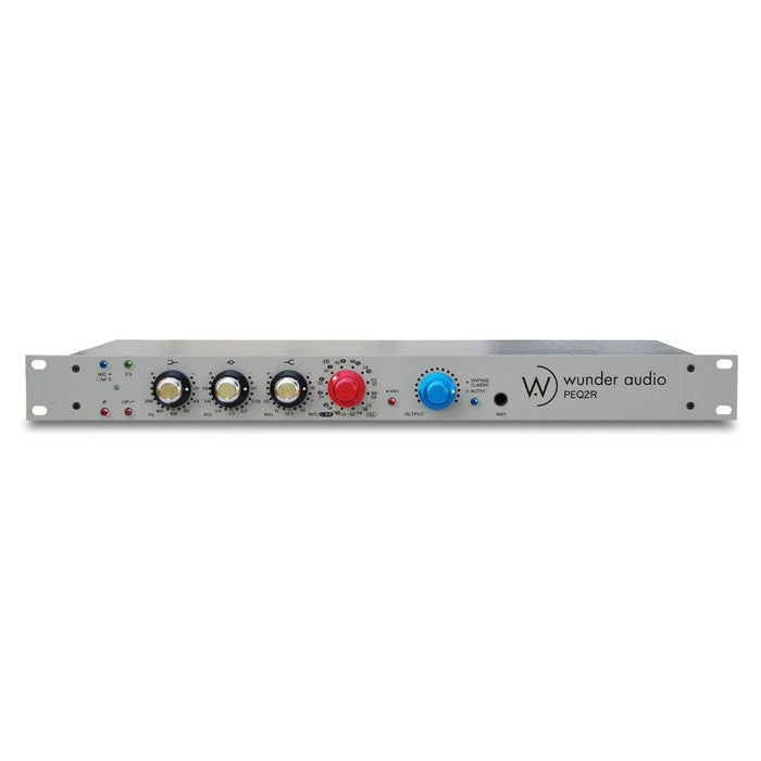 Wunder Audio PEQ2R - Rackmount Mic Pre & EQ (Requires PSU & DC Cable)