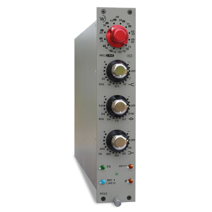 Wunder Audio PEQ2 - Mic Pre & EQ Module (Requires Rack)