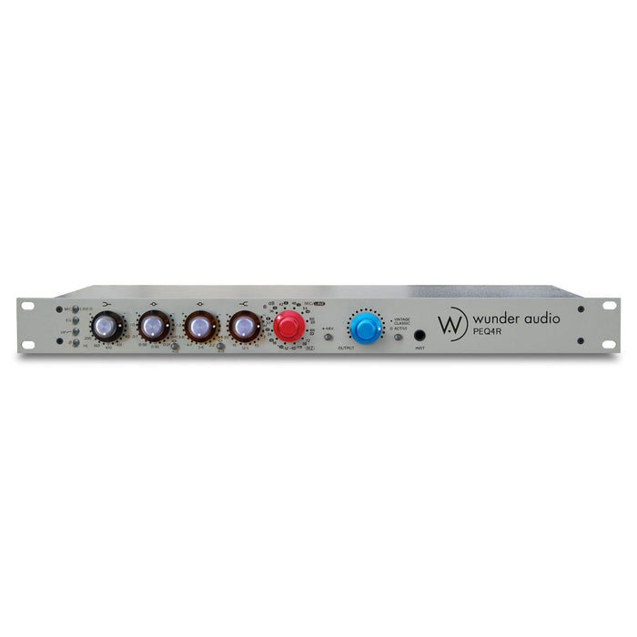 Wunder Audio PEQ4R - Rackmount Mic Pre/EQ (Requires PSU & DC Cable)
