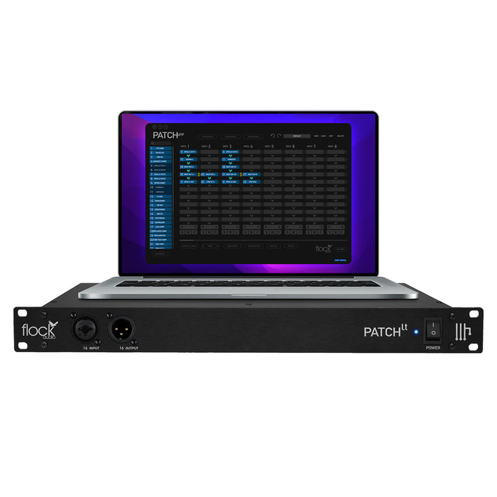 Flock Audio Patch LT - 32-Channel Digital/Analog Patchbay