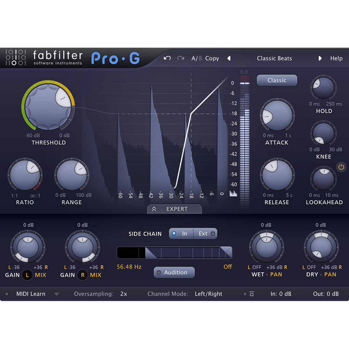 FabFilter Pro-G - Versatile Gate and Expander Plugin