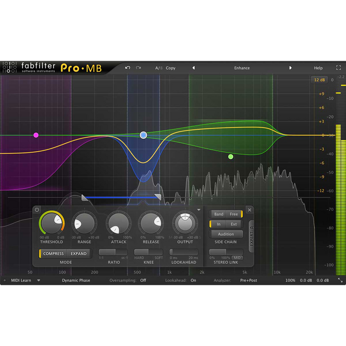 FabFilter Pro-MB - Multiband Compressor with up to 6 Bands