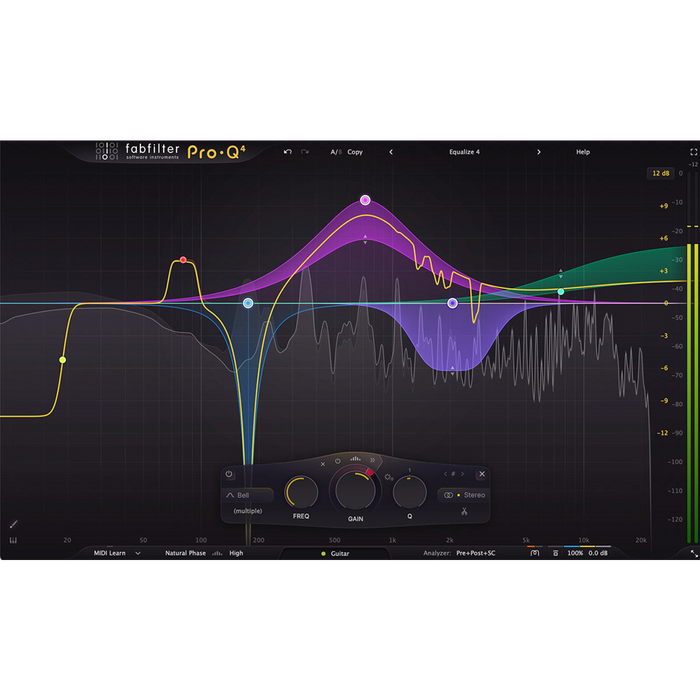 FabFilter Pro-Q 4 - 24 band Dynamic EQ with Dolby Atmos Support