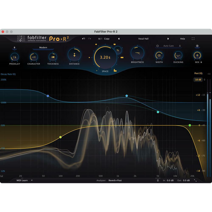 FabFilter Pro-R 2 - High-End Algorithmic and Immersive Reverb Audio Plugin