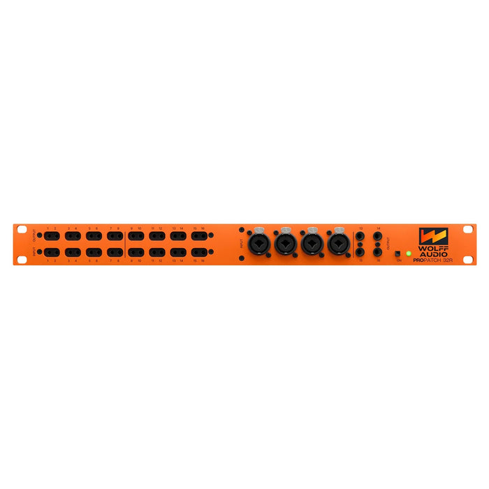 Wolff Audio PROPATCH 32R - 32 Point Digitally Controlled Analogue Patchbay (16 in / 16 out)