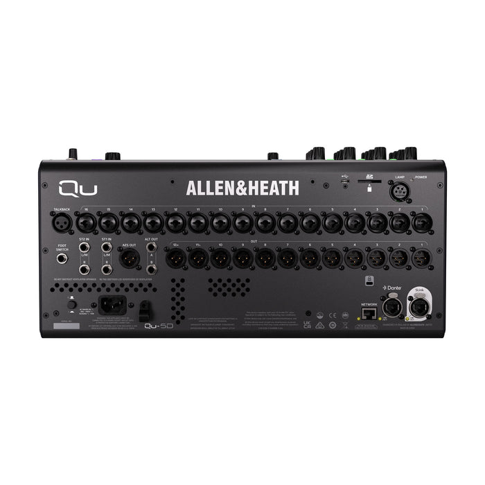 Allen & Heath Qu-5D - Compact 38in/24out 96kHz Mixer with Dante