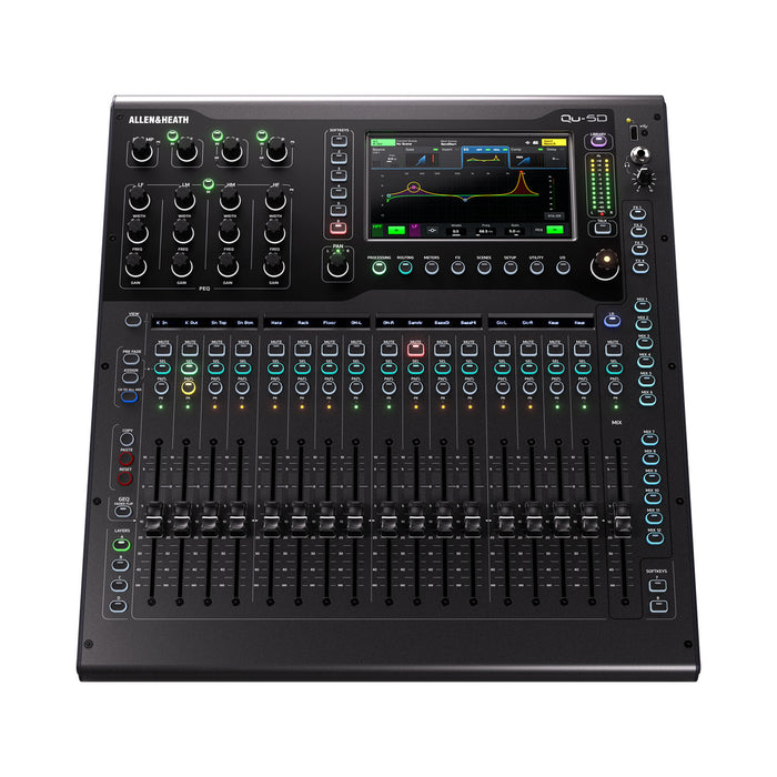 Allen & Heath Qu-5D - Compact 38in/24out 96kHz Mixer with Dante