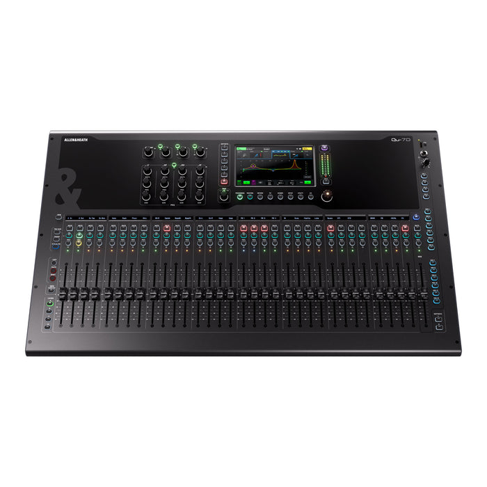 Allen & Heath Qu-7D Compact 38in/24out 96kHz Mixer with Dante