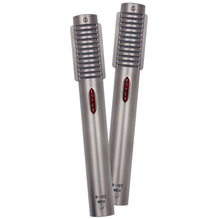 Royer R-122L-MP MkII - Live Version - Matched Pair of Active R-122 MkII Ribbon Microphones