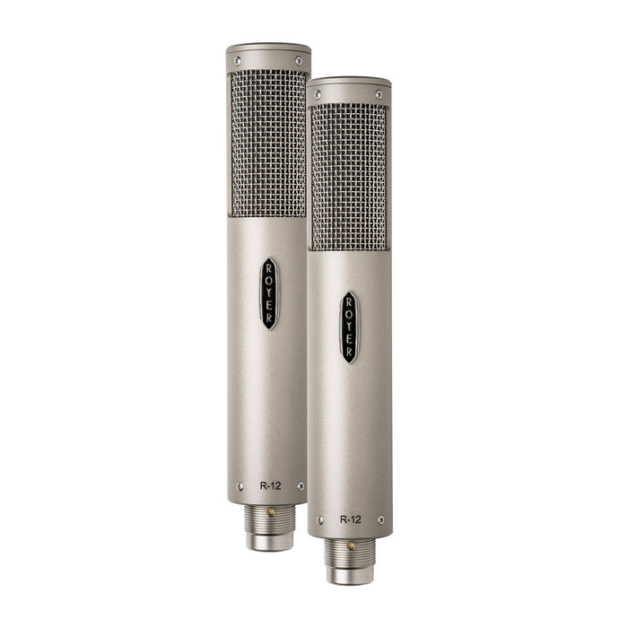 Royer R-12 MP - Matched Pair of Active Ribbon Microphones