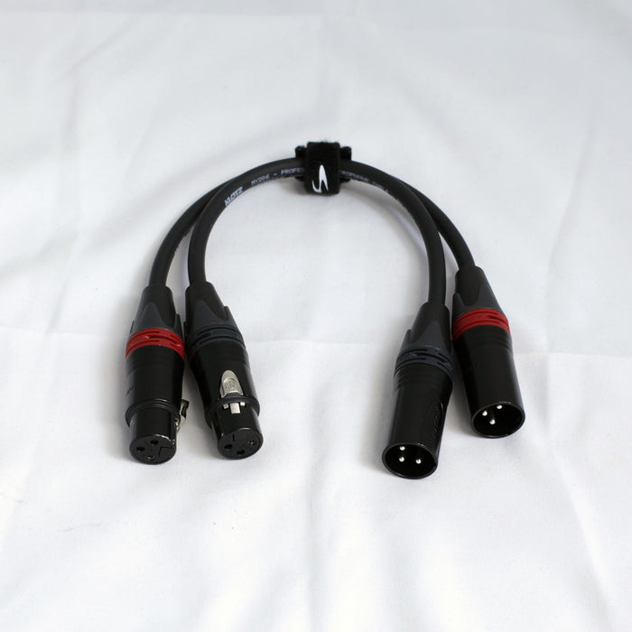 Klotz & Neutrik 20cm XLR Cable - Pack of 2 - Clearance