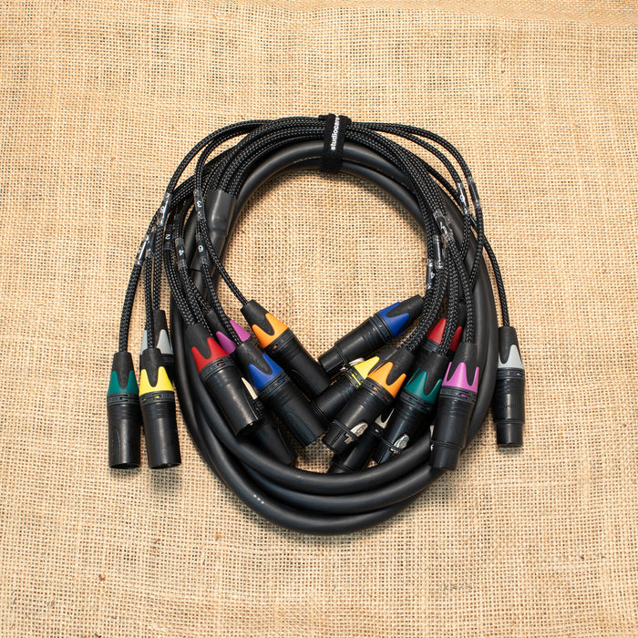 3m Klotz & Neutrik 8-way XLR Loom