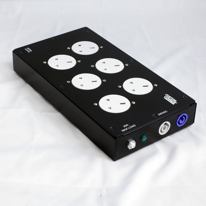 Custom Connex Stage Mains 13a Power Distribution Box - With Powercon Input Connector